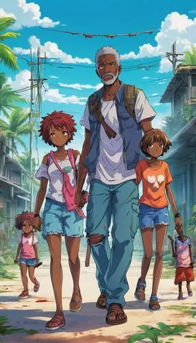 kids illustration,island residents,walk with the children,travelers,neighborhood,mombasa,parents and children,parents with children,cuba background,kindergarten,sparrows family,the dawn family,african american kids,children's background,monkey island,daycare,digital nomads,scandia gnomes,neighbourhood,zanzibar,Illustration,Japanese style,Japanese Style 03