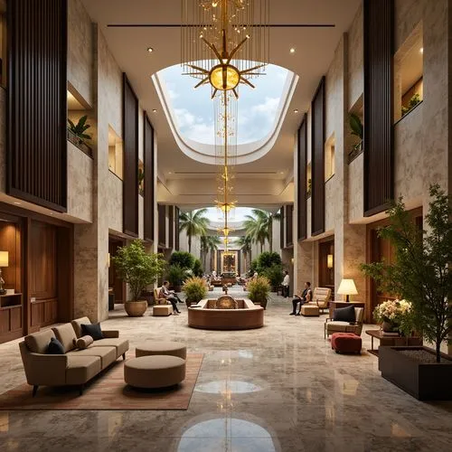 hotel lobby,lobby,amanresorts,luxury hotel,hotel hall,intercontinental,rotana,sofitel,westin,luxury home interior,gleneagles hotel,starwood,nemacolin,atriums,shangri,entrance hall,foyer,shangrila,habtoor,emirates palace hotel