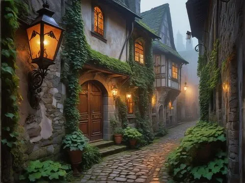 medieval street,alsace,martre,the cobbled streets,ruelle,medieval town,francia,luxembourg,dinan,dordogne,cobblestones,colmar,france,belgium,eltz,narrow street,quaint,conques,townscapes,cobblestone,Conceptual Art,Fantasy,Fantasy 24