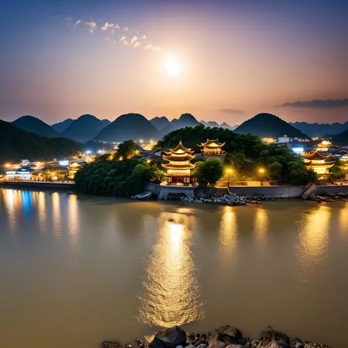 guilin,tongyeong,mungyeong,yangshuo,liangjiang,lianjiang,yangling,miyajima,japan's three great night views,daecheong lake,yangshao,hangzhou,suzhou,hanyuan,chinhae,gyeongju,zhaoqing,yangxian,guizhou,amatong