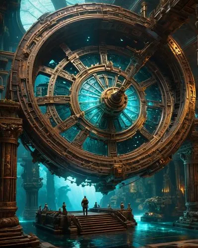 atlantis,bioshock,horologium,steampunk,clockmaker,imaginarium,time spiral,clockworks,pandorica,clockwatchers,chronometers,atlantik,3d fantasy,arcadia,flow of time,timekeeper,atlantean,imaginaerum,fantasy picture,labyrinthian,Photography,General,Fantasy