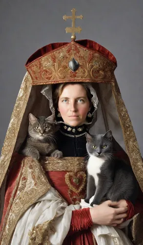 napoleon cat,gothic portrait,portrait of christi,cat european,cat image,cepora judith,calico cat,cat portrait,tudor,mary 1,the cat and the,the prophet mary,cat sparrow,to our lady,nuncio,renaissance,joan of arc,porcelaine,catholicism,she-cat,Photography,Natural