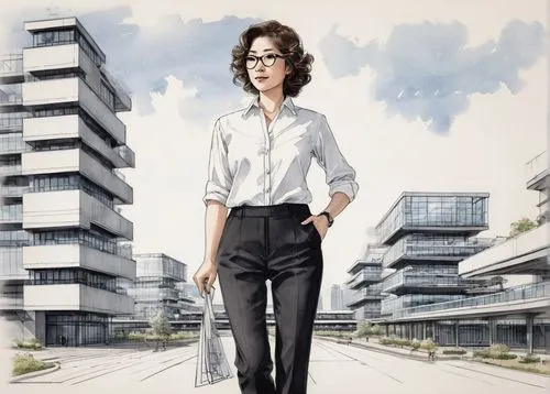 ritsuko,manhwa,akanishi,yukino,kanno,hanji,sekine,isozaki,soejima,takiko,nodame,kamurocho,woman in menswear,takako,fujimoto,makino,shotaro,pixton,mikiko,fujiko,Illustration,Paper based,Paper Based 30