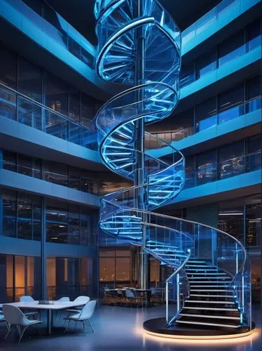 spiral staircase,spiral stairs,dna helix,winding staircase,circular staircase,helix,double helix,steel stairs,the energy tower,spiral,spiralling,spiral art,staircase,multilevel,staircases,revolving light,atrium,colorful spiral,blavatnik,kinetic art,Art,Classical Oil Painting,Classical Oil Painting 07