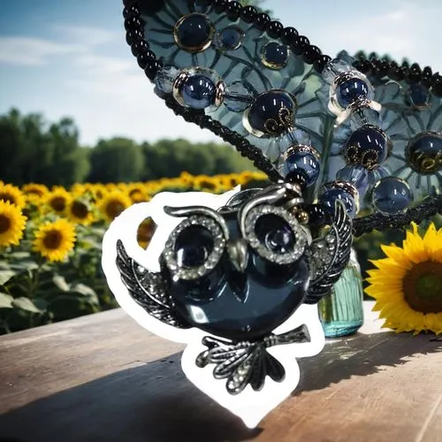 owl butterfly,owl background,sunflowers and locusts are together,butterfly background,sunflower seeds,owl nature,Small Objects,Outdoor,Sunflowers