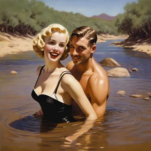 the blonde in the river,radebaugh,tretchikoff,vintage man and woman,vintage boy and girl,valentine day's pin up,pin-up girls,retro pin up girls,vintage 1950s,pin-up girl,retro pin up girl,pin ups,valentine pin up,pin-up model,pin up girls,pin up girl,yarnell,retro 1950's clip art,model years 1960-63,50's style,Illustration,Retro,Retro 10