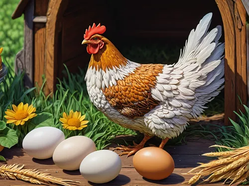 hen,free-range eggs,chicken eggs,fresh eggs,chicken coop,portrait of a hen,egg basket,chicken coop door,pullet,a chicken coop,painted eggs,laying hens,chicken and eggs,eggs in a basket,red hen,backyard chickens,chicken egg,nest easter,laying hen,dwarf chickens,Art,Classical Oil Painting,Classical Oil Painting 28