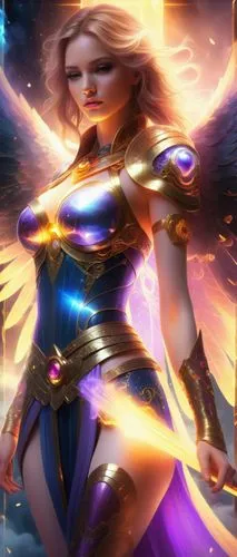 jaina,archangel,the archangel,zauriel,kael,etheria,Conceptual Art,Fantasy,Fantasy 14