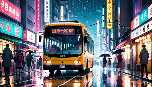 tram,tokyo city,tokyo,akiba,shinjuku,luas,trams,mongkok,brum,jongno,street car,ikebukuro,city bus,tram road,osaka,tokio,transjakarta,urban,cityscape,colorful city,Anime,Anime,Traditional