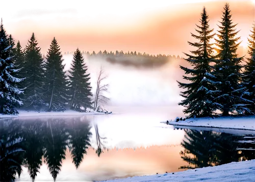 winter lake,winter background,winter landscape,christmas landscape,snowy landscape,snow landscape,nature background,christmas snowy background,winter forest,landscape background,christmasbackground,coniferous forest,frozen lake,winter magic,winter morning,vinter,finnish lapland,winter dream,lapland,windows wallpaper,Illustration,American Style,American Style 04