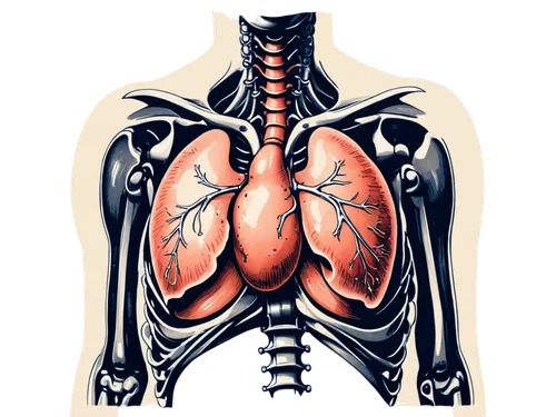 medical illustration,respiratory,pneumonitis,pulmonary,pulmonology,bronchial,lungs,pleuropneumonia,pulmonic,creatinine,mediastinal,pneumoconiosis,lung cancer,emphysema,pleurisy,respironics,medical concept poster,respiratory protection,tachypnea,carcinogenicity,Illustration,Black and White,Black and White 34