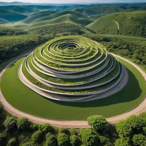 tulou,buzludzha,tokara,ecotopia,cahokia,kofun,torus,earthship,ecovillages,obudu,aaa,ordos,labyrinths,kiwi plantation,tumulus,ringworld,ecoterra,futuristic architecture,auroville,aaaa,Photography,General,Realistic