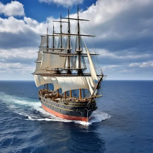 full-rigged ship,east indiaman,sea sailing ship,three masted sailing ship,galleon ship,sailing ship,tall ship,sail ship,tallship,galleon,barquentine,sailing vessel,caravel,training ship,ship replica,royal mail ship,mayflower,sloop-of-war,sailing ships,steam frigate,Photography,General,Realistic