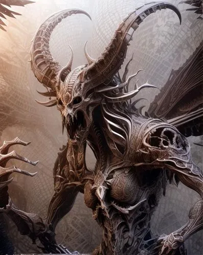 trioceros,daemon,wyrm,fractalius,iridigorgia,oryx,black dragon,horned,supernatural creature,bombyx mori,cynosbatos,arthropod,dragon,dragon li,diablo,dragon of earth,skordalia,alien warrior,horns,death god