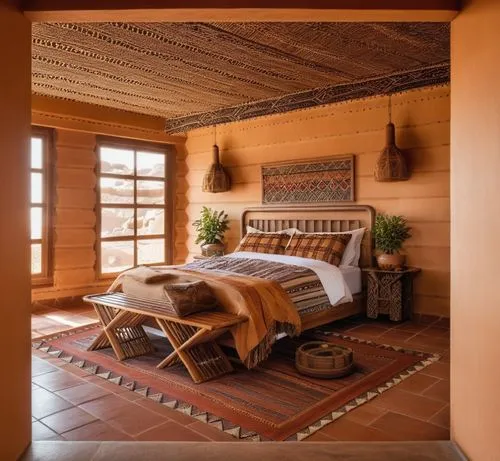 wooden sauna,canopy bed,moroccan pattern,marrakesh,patterned wood decoration,massage table,spanish tile,wooden shutters,cabana,marrakech,morocco,japanese-style room,guest room,spa items,termales balne