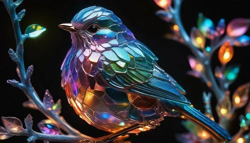 ornamental bird,an ornamental bird,decoration bird,colorful birds,night bird,beautiful bird,bird painting,glass yard ornament,color feathers,nocturnal bird,watercolor bird,bird illustration,iridescent,glass ornament,nature bird,birdy,feathers bird,tropical bird,blue bird,bird robin,Photography,Artistic Photography,Artistic Photography 02