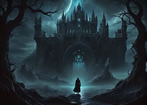 haunted cathedral,gothic architecture,ghost castle,haunted castle,castle of the corvin,gothic,gothic style,dark gothic mood,hall of the fallen,witch house,gothic church,witch's house,hogwarts,dark world,dark art,gothic portrait,gothic woman,fairy tale castle,portal,the haunted house,Conceptual Art,Fantasy,Fantasy 34