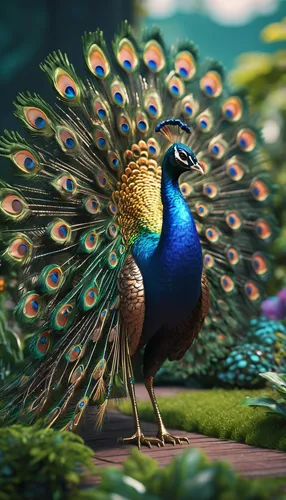 fairy peacock,peacock,male peacock,blue peacock,peacocks carnation,colorful birds,nature bird,an ornamental bird,ornamental bird,peacock feathers,feathers bird,beautiful bird,exotic bird,bird painting,color feathers,peacock eye,feathered race,bird flower,flower and bird illustration,tropical bird,Photography,General,Sci-Fi