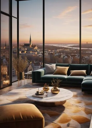 penthouses,roof terrace,sky apartment,luxury property,paris balcony,apartment lounge,luxury home interior,roof landscape,loft,luxury real estate,terrazza,luxury hotel,scandinavian style,luxuriously,luxurious,livingroom,3d rendering,chaise lounge,dreamhouse,cityview,Illustration,Paper based,Paper Based 22