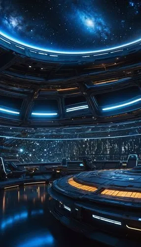 spaceship interior,ufo interior,planetarium,theater stage,hemicycle,sky space concept,Photography,General,Natural