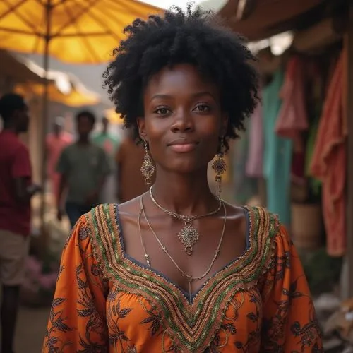 african woman,angolan,danai,haitian,afrotropic,mariama