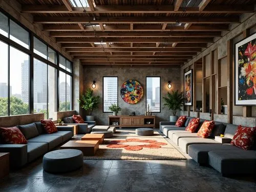 loft,living room,apartment lounge,penthouses,livingroom,lofts,contemporary decor,sitting room,mid century modern,lobby,modern decor,interior design,interior decor,luxury home interior,great room,interior modern design,modern living room,gansevoort,hotel lobby,interior decoration