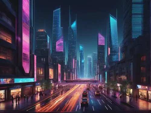 cybercity,cybertown,cyberpunk,futuristic landscape,shinjuku,cityscape,tokyo city,cyberscene,metropolis,colorful city,cyberworld,tokyo,futuristic,fantasy city,synth,cityzen,guangzhou,microdistrict,neon arrows,cyberport,Conceptual Art,Fantasy,Fantasy 32