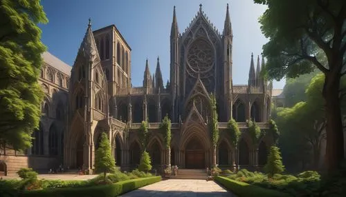 nidaros cathedral,cathedral,gothic church,cathedrals,geass,the cathedral,notre dame,edensor,triforium,adelaar,buttressing,basiliensis,neogothic,buttressed,riftwar,haunted cathedral,magisterium,archabbey,ecclesiatical,thingol,Illustration,Children,Children 03