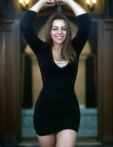 tuba,plus-size model,ammo,gordita,hd,her,tutu,in a black dress,big,black dress,little black dress,chio,kapparis,silphie,hula hoop,soprano,art model,sexy woman,dama dama,tori