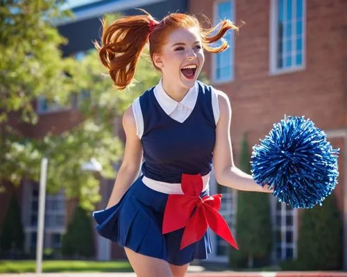 cheerleading uniform,cheerleader,cheering,sports uniform,cheerleading,you cheer,pompom,cheer,pom-pom,school skirt,sports girl,maci,school uniform,sailor,twirling,ginger rodgers,twirl,spirit ball,a uniform,uniforms,Illustration,Retro,Retro 04