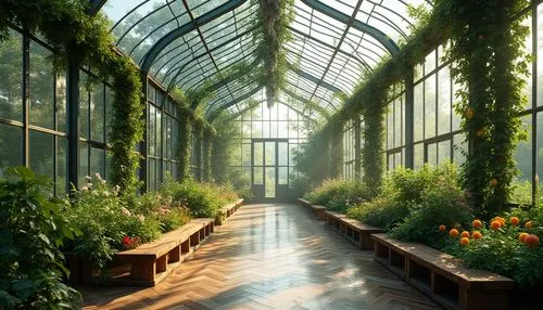 greenhouse,tunnel of plants,conservatory,glasshouse,plant tunnel,greenhouses,winter garden,hahnenfu greenhouse,garden of plants,dandelion hall,greenhouse cover,leek greenhouse,botanical garden,the palm house,gardens,nursery,indoor,botanical gardens,the old botanical garden,wintergarden,Photography,General,Realistic