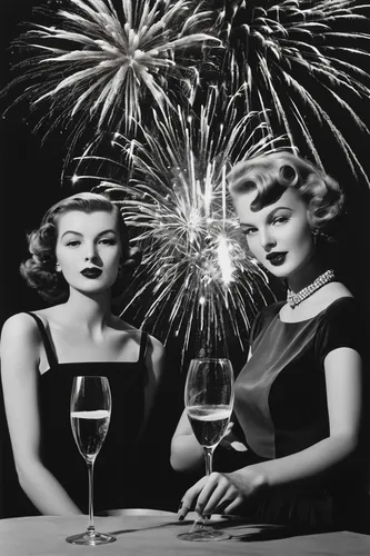 Make a celebratory birthday GIF with fireworks and champagne.,turn of the year sparkler,new year's eve 2015,silvester,sparklers,toasting,sparkling wine,new year's eve,sparkler,two types of wine,firecr