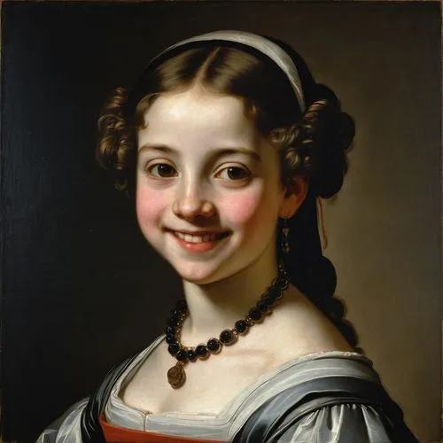 portrait of a girl,child portrait,girl with cloth,girl portrait,portrait of a woman,young woman,franz winterhalter,bougereau,girl with bread-and-butter,young lady,girl with cereal bowl,cepora judith,a girl's smile,portrait of christi,girl in cloth,la violetta,isabella grapes,rococo,isabella,barberini,Art,Classical Oil Painting,Classical Oil Painting 26