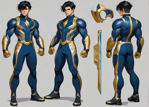 seiya,caliandro,male character,garen,nightwing,shokan,alaniz,namor,sekaric,morphogenetic,xufeng,guangzhao,kurumada,dark blue and gold,zavin,auriongold,turnarounds,kreder,basara,saburo,Unique,Design,Character Design