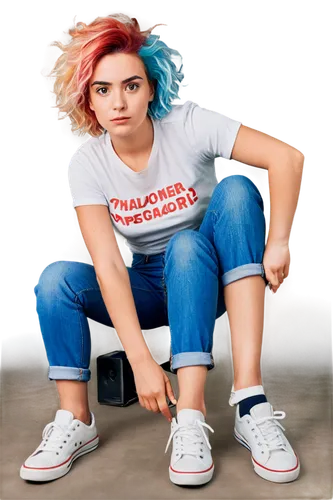 girl in t-shirt,tshirt,teen,transparent image,cross legged,pixie-bob,tee,converse,cross-legged,sneakers,isolated t-shirt,transparent background,tumblr icon,feminist,advertising clothes,teenager shoes,city trans,youtube icon,on a transparent background,lgbtq,Photography,Documentary Photography,Documentary Photography 03