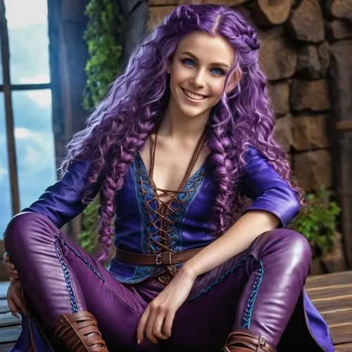 violet head elf,rapunzel,violetta,purple,fae,vaira,Photography,General,Realistic