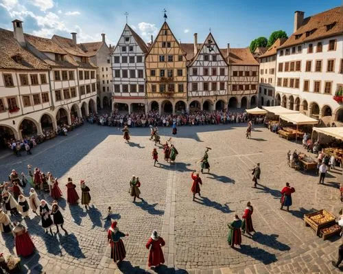 medieval market,medieval town,rothenburg,bamberg,rothenburg of the deaf,rattay,marktplatz,quedlinburg,townscapes,ingolstadt,unterer marktplatz,marketplace,medieval street,markt,obernai,nuremberg,escher village,altstadt,nauerner square,freiburg,Photography,General,Realistic