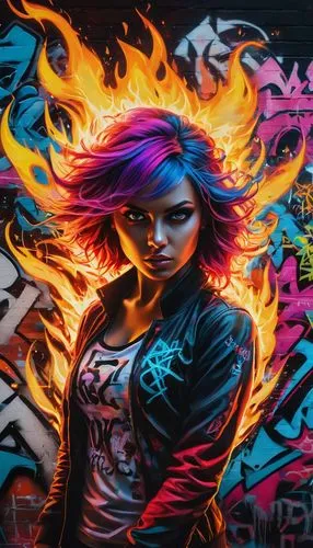 fire background,fire artist,graffiti art,graffiti,burning hair,fiery,neon body painting,grafitti,dancing flames,fire angel,flame spirit,colorful background,grafitty,street artist,creative background,spark fire,grafiti,phoenix,flame of fire,street artists,Photography,General,Fantasy