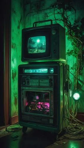 jukebox,retro television,retro kerosene lamp,analog television,cyberpunk,retro lamp,television,plasma tv,microwave oven,tube radio,stove,retro diner,laboratory oven,barebone computer,toaster oven,green electricity,aesthetic,radio cassette,microwave,ufo interior,Photography,Artistic Photography,Artistic Photography 02