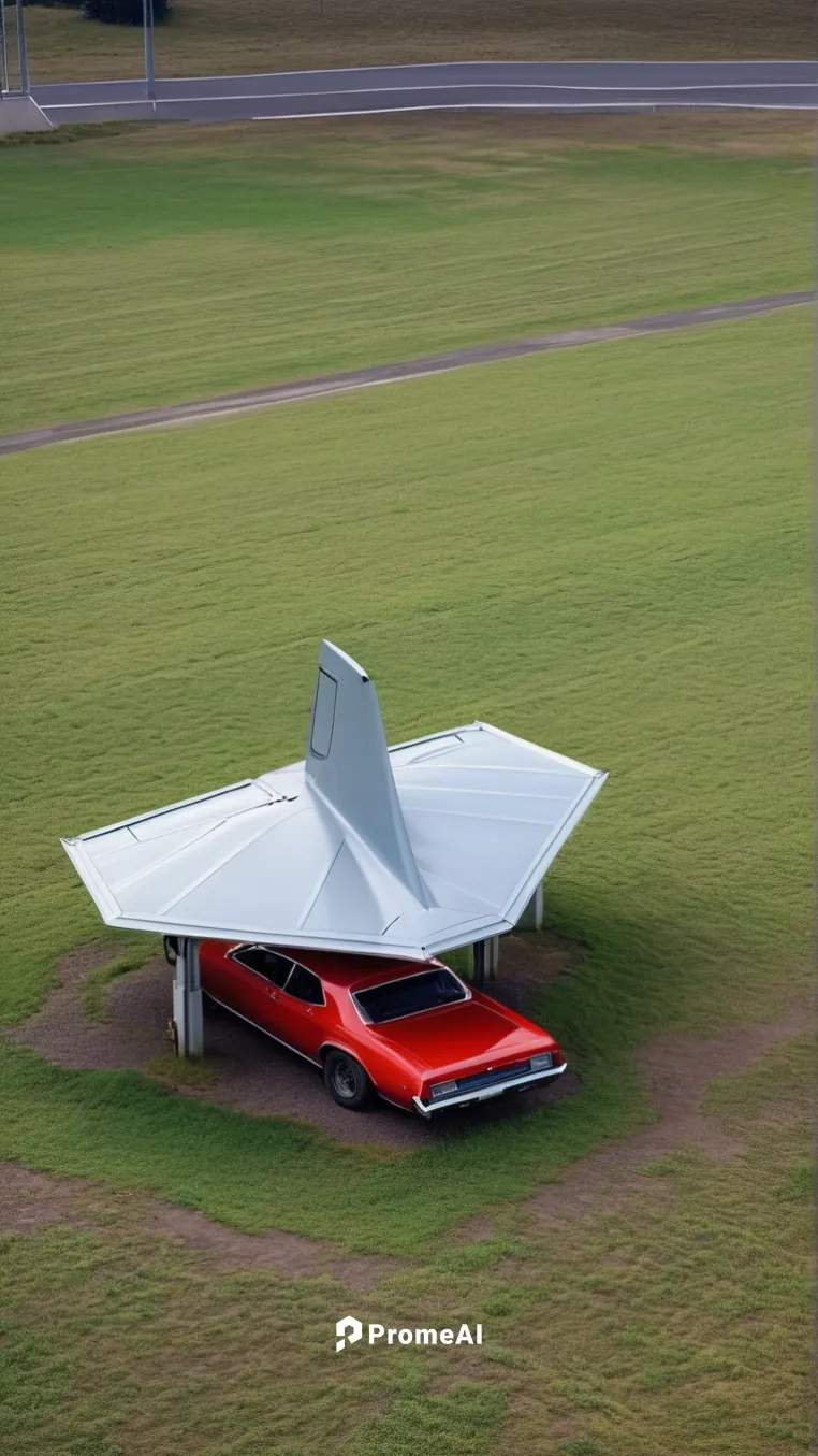 Make a shelter for car parking like aeroplane on open ground ,boeing x-45,grumman x-29,northrop yf-23,stealth aircraft,delta-wing,northrop grumman b-2 spirit,lockheed sr-71 blackbird,boeing x-37,tail 