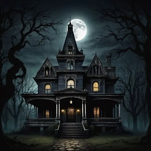 witch house,the haunted house,witch's house,haunted house,creepy house,house silhouette,lonely house,halloween poster,haunted castle,houses clipart,ghost castle,halloween and horror,halloween background,victorian house,two story house,haunted,house,the house,house insurance,house in the forest,Art,Artistic Painting,Artistic Painting 41