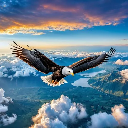 soaring,bird in flight,mongolian eagle,flying hawk,bird in the sky,eagle,Photography,General,Realistic