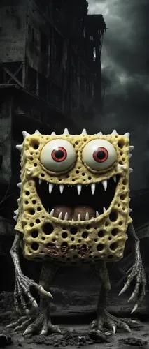 sponge,house of sponge bob,sponge bob,three eyed monster,sponges,cog,minion tim,minion hulk,minion,minions,fractalius,barnacles,gar,longoog,korokke,monstrosity,it,one eye monster,dancing dave minion,grate,Conceptual Art,Fantasy,Fantasy 33