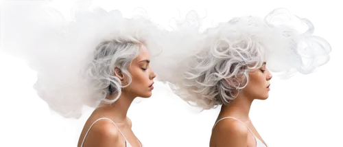 artificial hair integrations,management of hair loss,shower cap,foam crowns,double exposure,mirror image,mannequins,hair loss,feather headdress,lace wig,white figures,white fur hat,women silhouettes,image manipulation,headdress,hairstyles,mannequin silhouettes,fractalius,hair shear,porcelain dolls,Photography,Fashion Photography,Fashion Photography 25