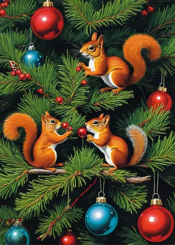 christmas fox,christmas wallpaper,christmas animals,christmas tree pattern,tree decorations,christmas pattern,christmas background,christmas balls background,christmasbackground,ornaments,christmas motif,christmas stickers,christmas tree decorations,christmas baubles,christmas ornaments,fox stacked animals,christmas icons,christmas wrapping paper,fir tree decorations,christmas snowy background,Conceptual Art,Sci-Fi,Sci-Fi 21