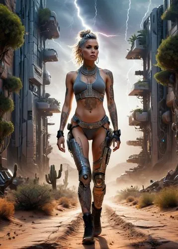 barsoom,sci fiction illustration,sandahl,arisia,anakara,female warrior,neith,cyberdog,zavtra,wastelands,world digital painting,cyberia,liara,afrofuturism,sindel,neferneferuaten,akasha,postapocalyptic,planescape,fantasy art,Photography,General,Sci-Fi