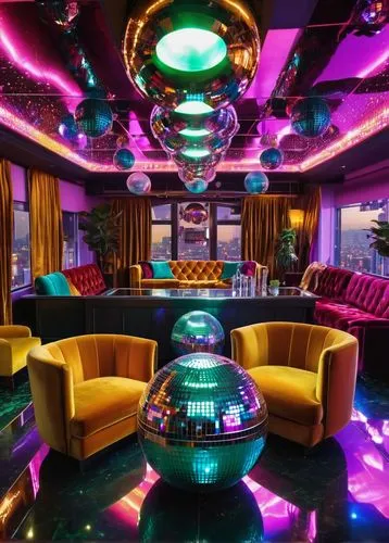 nightclub,ufo interior,spaceship interior,limo,discotheque,dancefloors,piano bar,lounges,discotheques,dancefloor,opulently,clubcorp,vip,great room,clevelander,limos,opulent,disco,savoy,jalouse,Illustration,American Style,American Style 10