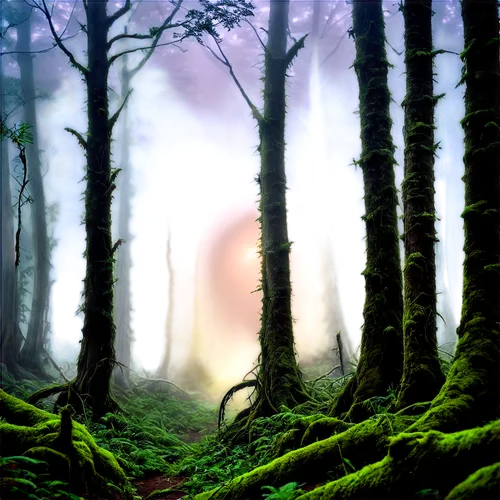 foggy forest,elven forest,mirkwood,endor,fangorn,coniferous forest,forests,forest,forest landscape,fir forest,swampy landscape,forest of dreams,the forest,forest background,green forest,forest glade,holy forest,deciduous forest,spruce forest,mixed forest,Illustration,American Style,American Style 01