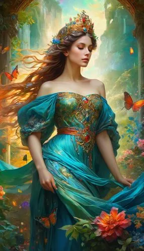 fantasy picture,fantasy portrait,fantasy art,faerie,faery,fairie,fairy peacock,fantasy woman,margairaz,fairy queen,beltane,titania,persephone,mystical portrait of a girl,cinderella,rusalka,enchantment,ophelia,fantasia,principessa,Conceptual Art,Fantasy,Fantasy 05