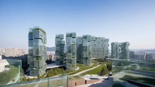 songdo,zorlu,chengyi,shekou,skyscapers,taikoo,xiamen,libeskind,interlace,hengqin,xujiahui,chengli,pangyo,dalian,changzhou,capitaland,futuristic architecture,bjarke,shenzhen,haeundae,Photography,General,Realistic